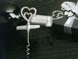"Two hearts are better than one" Wine opener.