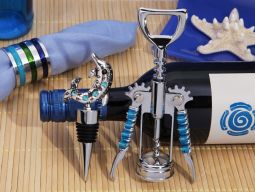 Signature collection dolphin Bottle opener and stopper set