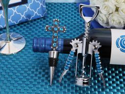 Signature collection Cross Bottle opener and stopper set