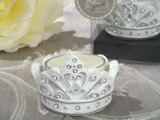 "Queen for a day" Sparkling Tiara candle holder.