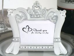 "Queen for a day" Sparkling Tiara photo frame favors. OUT OF STOCK UNTIL 8-30