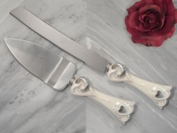 Two become one collection Cake and Knife set