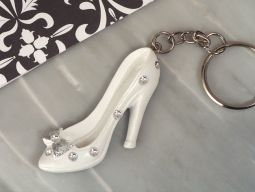 Belle of the ball dazzling Shoe design keychain