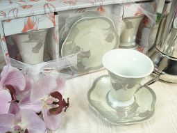 2 Cup 2 saucer cupid cup PVC box Flower