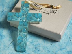 Murano art deco collection glass cross out of stock untill 4/30