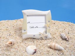 2X3 Place Card Frame Beach Theme in Sand Colors