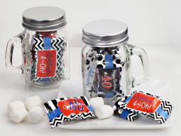 Mint Candy Favors with Mason Jar 40Th Birthday Design