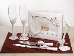 Butterfly Theme Bridal Accessories Set