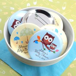Baby Shower Personalized Buttons (2.25")