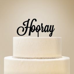 Personalized Script Text Cake Topper