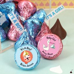 Hershey Exclusive "It's A Girl/Boy" Plume Baby Shower Kisses