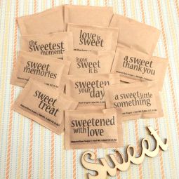 "Sweet Sayings" Natural Raw Sugar Packets (100 Count)