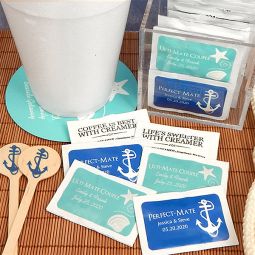 Personalized Creamer Packets - Silhouette Collection (Set of 100)