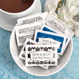 Personalized Wedding Creamer Packets (Set of 100)