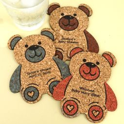 Baby Bear Cork Coaster
