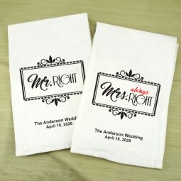 Mr. Right & Mrs. Always Right Tea Towels (Set of 2)