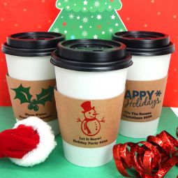 Holiday Insulated Cup Sleeves