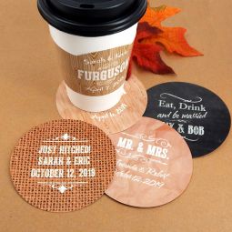 Personalized Paper Coasters - Silhouette Collection