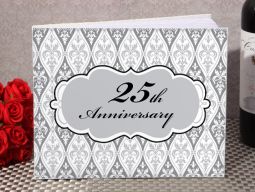 25th Anniversary guest book