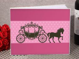 Pink Fairytale guest book