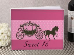 Fairytale Sweet 16 guest book