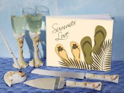 Summer love wedding accessory set