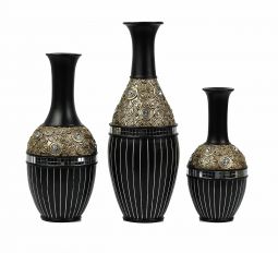 Iris Collection Three Vase Set