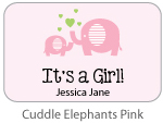 Cuddle Elephants Pink