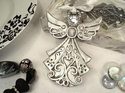 Angel Ornament Silver Design