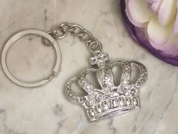 Silver Royal Crown keychain