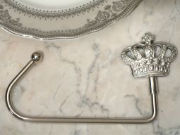 Silver Royal Crown bag holder Out of Stock Until 5-30-18
