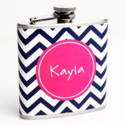 Chevron Custom Flask