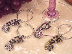 Dazzling Divas collection sunglasses wine charms