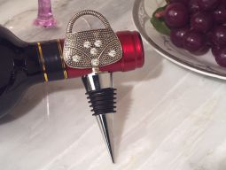 Dazzling Divas collection Handbag wine stopper