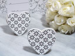 Stylish Heart Place Card Holder