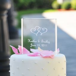 Personalized Square Cake Topper