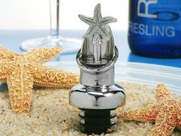 Starfish design Wine pourer, Bottle stopper combination.