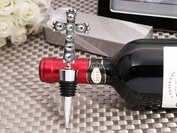 Stunning cross bottle stopper