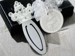 "Queen for a day" Sparkling Tiara bookmark favor.