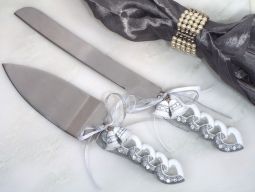 Wedding Bells Cake And Knife Set