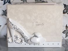 Belle of The Ball shoe design Guest Book