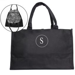 Damask Fabric Tote Bag