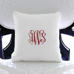 Monogrammed Throw Pillow