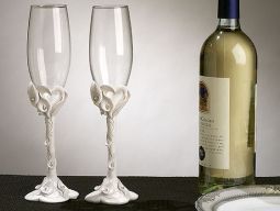 Calla Lily Toasting Glasses