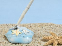 Starfish beach theme pen set