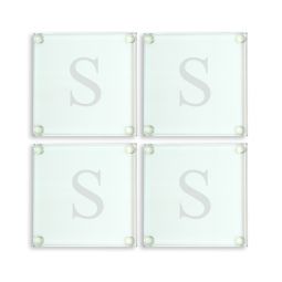 Personalized Glass Coasters (Set of 4)