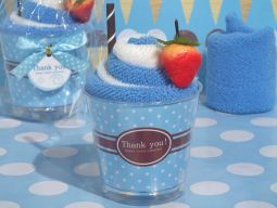 Sweet Treats Collection Blueberry Sundae towel favor