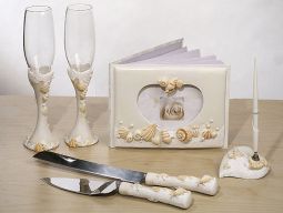 Beach Theme Bridal Accessories Set