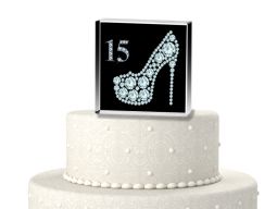 Sweet 15 cake topper