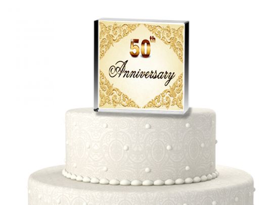 50th Anniversary cake topper 50th Anniversary cake topper